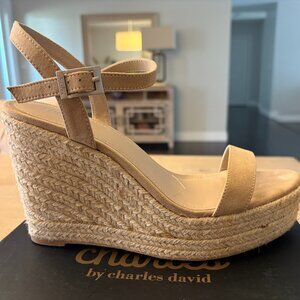 Charles David Lizzie Espadrille Sandal Size 8.5